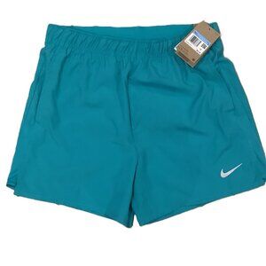 New Men's Nike Challenger Dri-Fit 5" Brief Lined Runnng Shorts Size M Teal